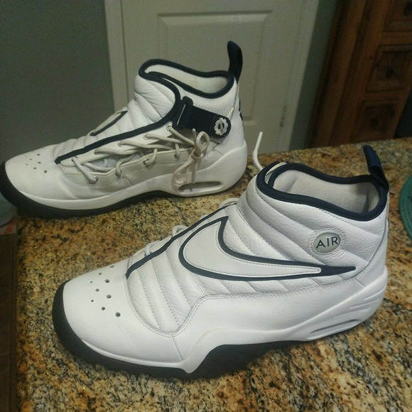 nike air shake ndestrukt white navy